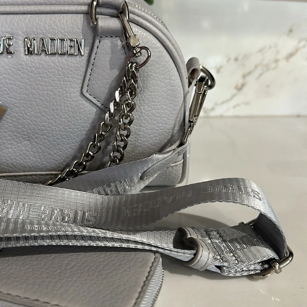 Steve Madden Grey BSailor Satchel Bag - Picture 3 of 8